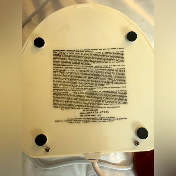 GiGi Wax Warmer with Brown Lid - Picture 6 of 9